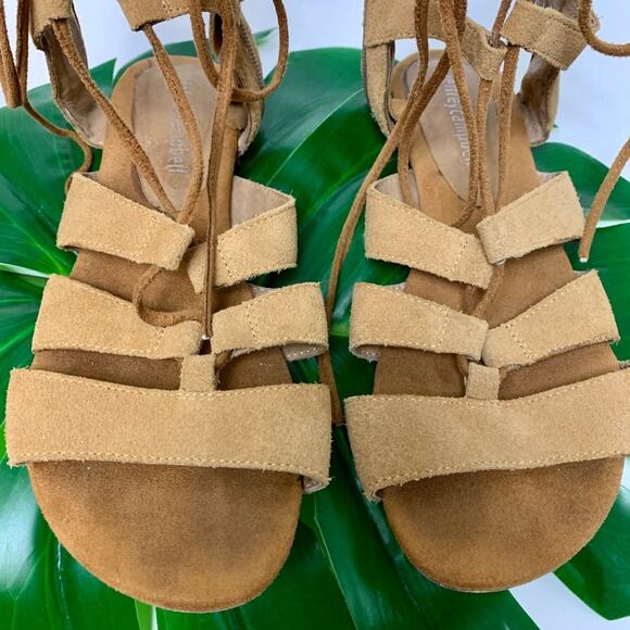 Jeffrey Campbell Gladiator Sandals Redondo Suede Leather Size 7 - Picture 3 of 15
